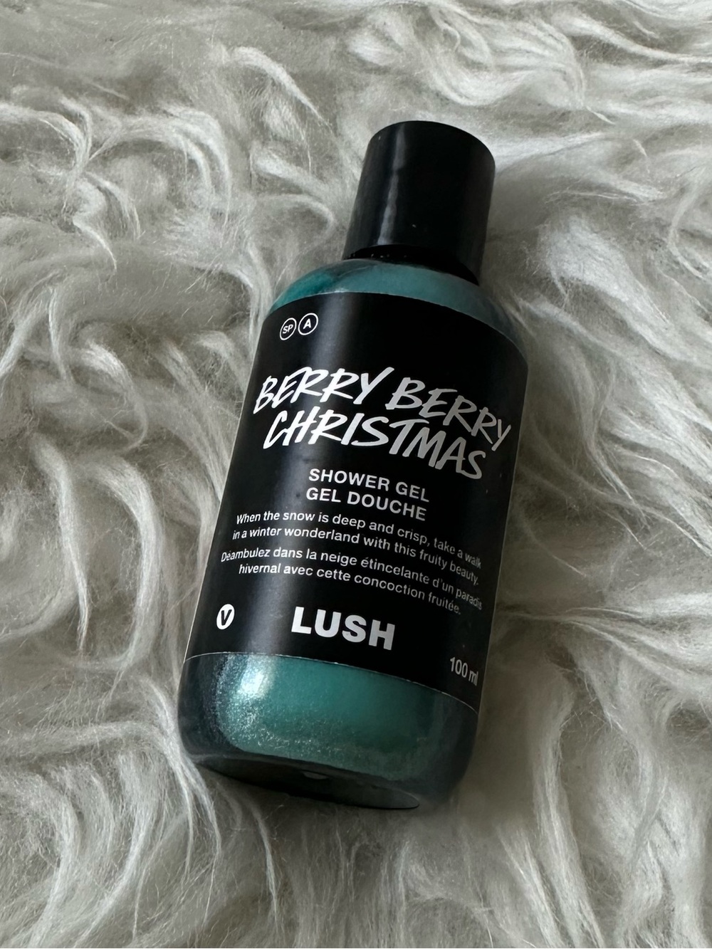 Lush berry berry Christmas shower gel